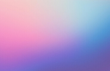 Purple pink blue white pastel grainy gradient background, grainy texture effect, web banner design copy space