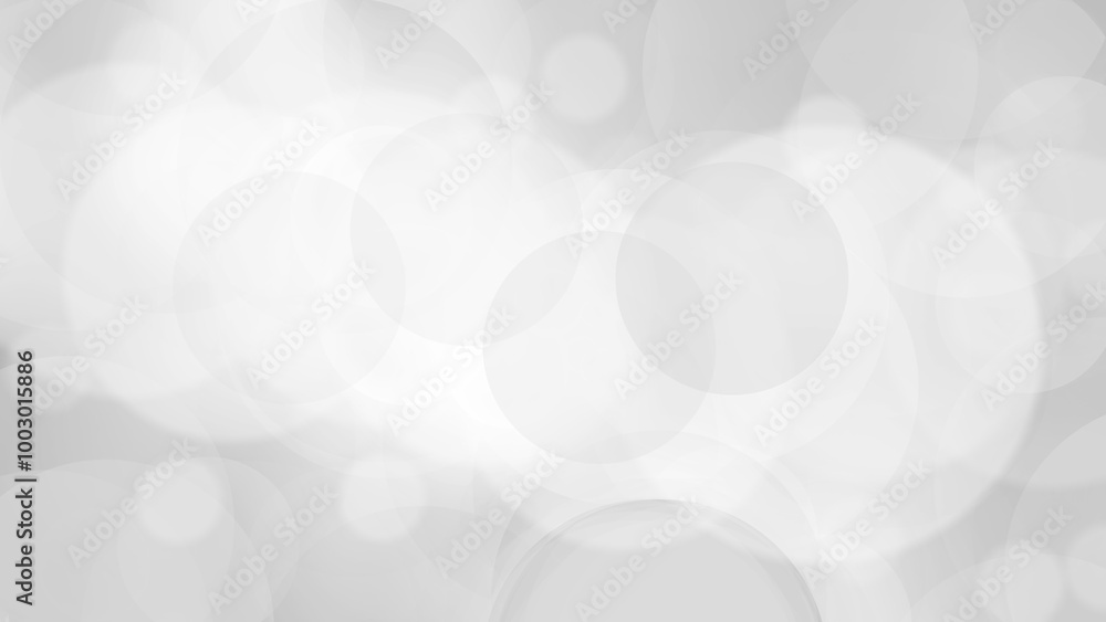 Aufkleber abstract background bokeh circle light gray,abstract blue effect background,light gray abstract back
