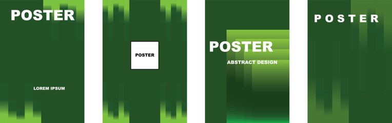 set of of 70s color gradient poster background vector design. bunch of retro wall decoration, groovy,funky geometric shape. Vintage hippie wall art for interior, ad,feed banner, cover, poster