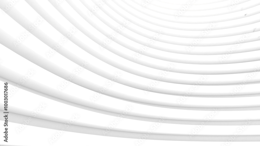 Poster white curved structure, abstract background. abstract building structures are used in graphics or va