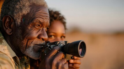 An intimate moment as the pair embrace the magic of photography, exploring new perspectives and capturing memories, signifying shared experiences and lasting bonds.