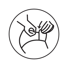 period panty icon vector eps 