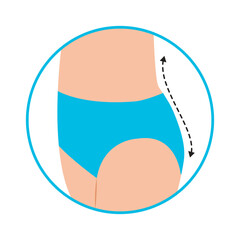 period panty icon vector eps 