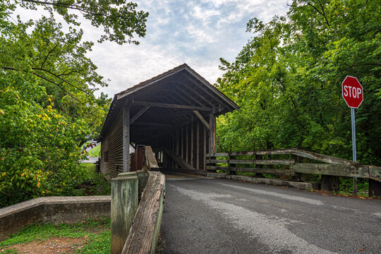 Harrisburg Covered Bridge - back view