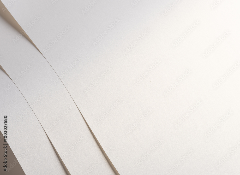 Poster sparkling, glittering white paper with a polished, silky texture. the bright, satiny surface feature