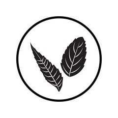 tulsi neem leaves icon vector eps