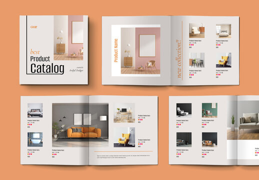 Square Product Catalog Layout