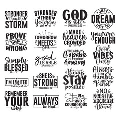 20 Inspirational SVG Design Bundle