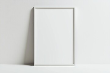 A3 Poster Mockup on White Background created with Generative AI