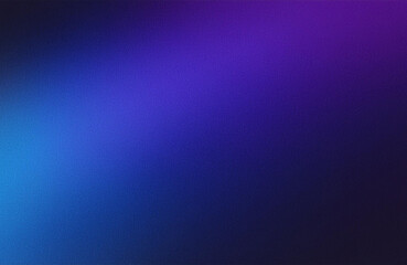 Obraz premium Blue purple black gradient banner background, grainy texture effect, website page header abstract design