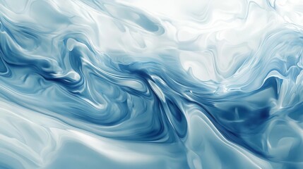 Obraz premium serene marineinspired abstract background with soothing blue hues and fluid textures evocative digital art