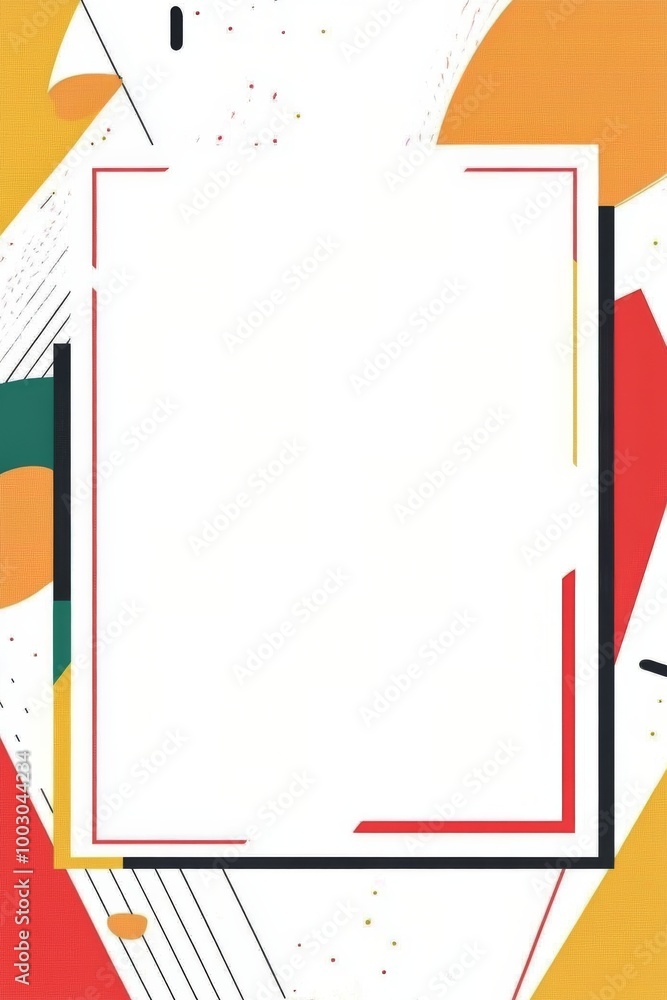 Poster colorful abstract background with blank space for text or design elements in vibrant tones