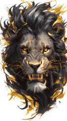 lion head logo	