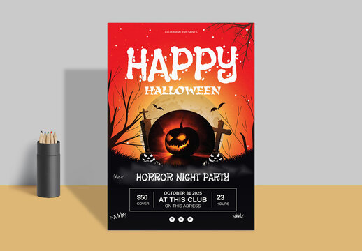 Halloween Flyer Design