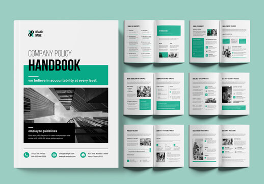 Company Policy Handbook Layout