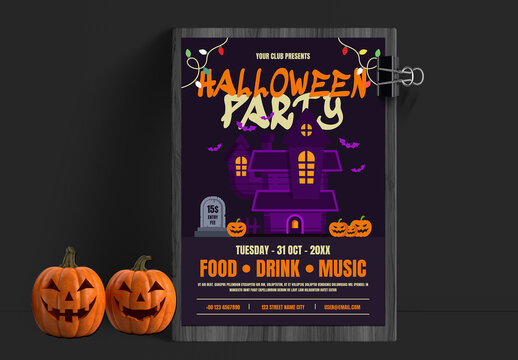 New Halloween Party Flyer