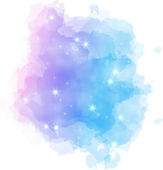 Dreamy Blue Sparkle Splash