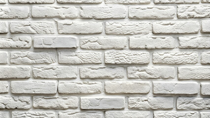 Fototapeta premium White Brick Wall Texture: A seamless and elegant backdrop for your design projects. The subtle variations in the brick's texture and color create a timeless and sophisticated aesthetic.