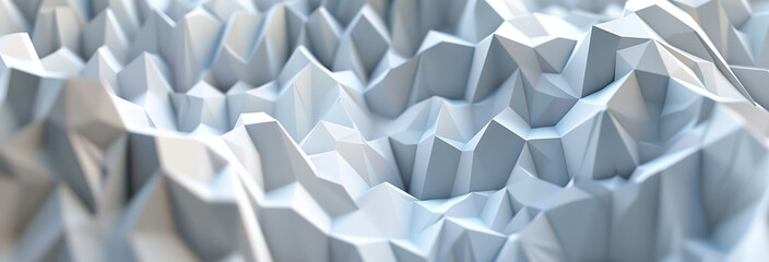 An abstract representation of a political tension. The art style tessellating textures resembling a web, weave or weft.