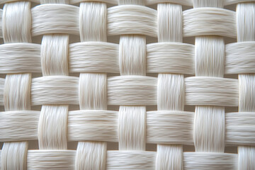 white wicker background