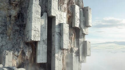 Skyscrapers becoming stone structures, a civil engineering devolution.