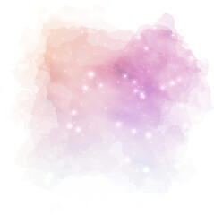 Soft Pink Star Sky Splash Background