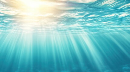 A mysterious and ethereal blue gradient, representing the depths of the ocean, with hints of shadows and light.