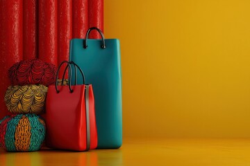 Black Friday app with virtual queue and Ready to Checkout notification, bold typography, vibrant color scheme, dynamic energy, urgency in finishing order