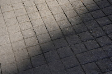 Fototapeta premium concrete floor in shade and sun