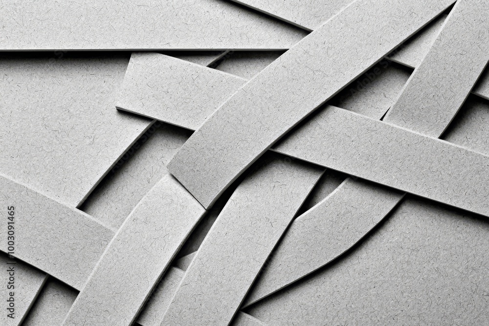 Poster geometric shapes arranged in modern gray textured pattern design with abstract black and white backg