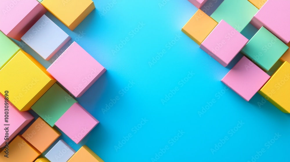 Aufkleber multicolored gradient abstract background with geometric shapes. this background can be used for an 