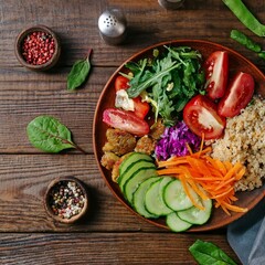 vegetarian meals and diet meals 