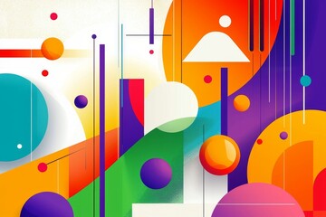 Obraz premium An ethnic geometric seamless pattern with an oriental floral pattern, a traditional ikat pattern, an abstract ethnic geometric pattern.