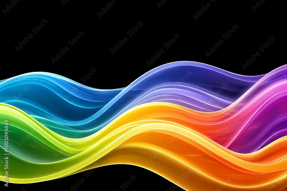 Poster colorful abstract background with geometric pattern in generative ai
