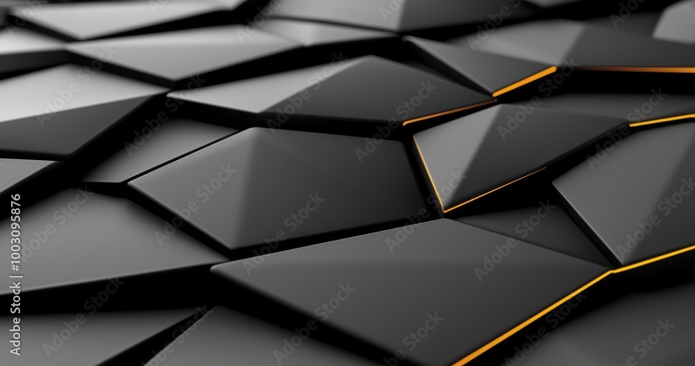 Poster the abstract geometric background is made of polygons. it is a stock image.