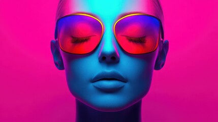 Digital content flat design top view creation animation Triadic Color Scheme © Supannee