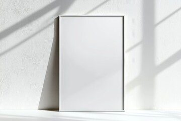 A3 Poster Mockup on White Background created with Generative AI