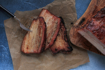 Pork Belly Slices. 