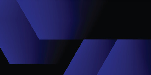 Blue black abstract background geometry shine and layer element vector for presentation design. Suit for business, corporate, institution, party, festive, seminar, and talks