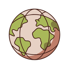  Colorful Earth Globe Vector Illustration for Environment and Geography Concepts