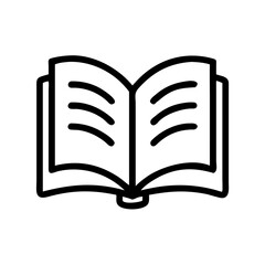  Open Book Education Symbol Vector for Learning and Reading Resources