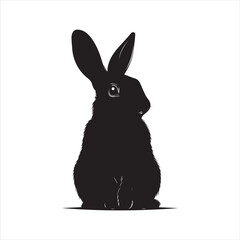 rabbit with a background