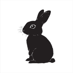 rabbit with a background