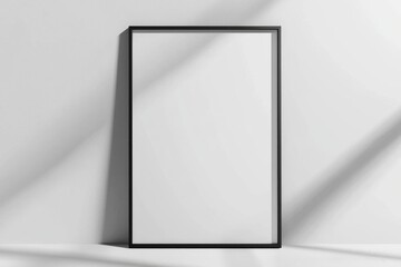 A3 Poster Mockup on White Background created with Generative AI