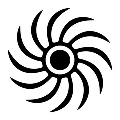 Info Vortex vector icon style