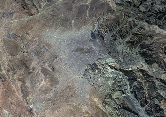 Imagen satelital CBERS4A de La Paz, Bolivia, 2024