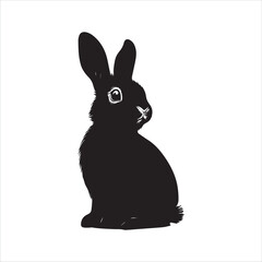 rabbit with a background