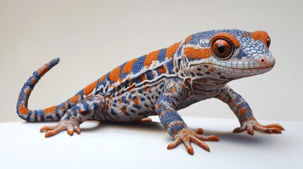 Naklejka premium Nahaufnahme eines Geckos