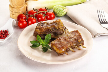 Roasted Lamb ribs with spices