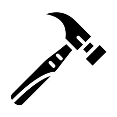 Hammer vector icon style